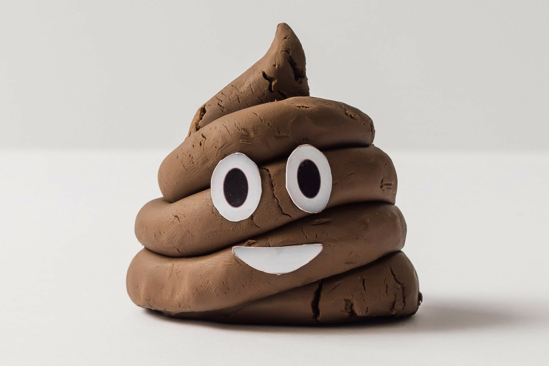 Humorous Poop Emoji HD Wallpaper