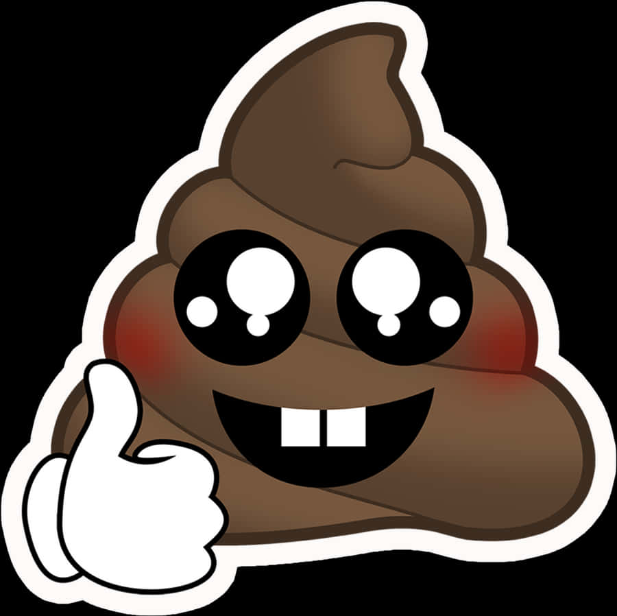 Download Happy Poop Emoji Thumbs Up