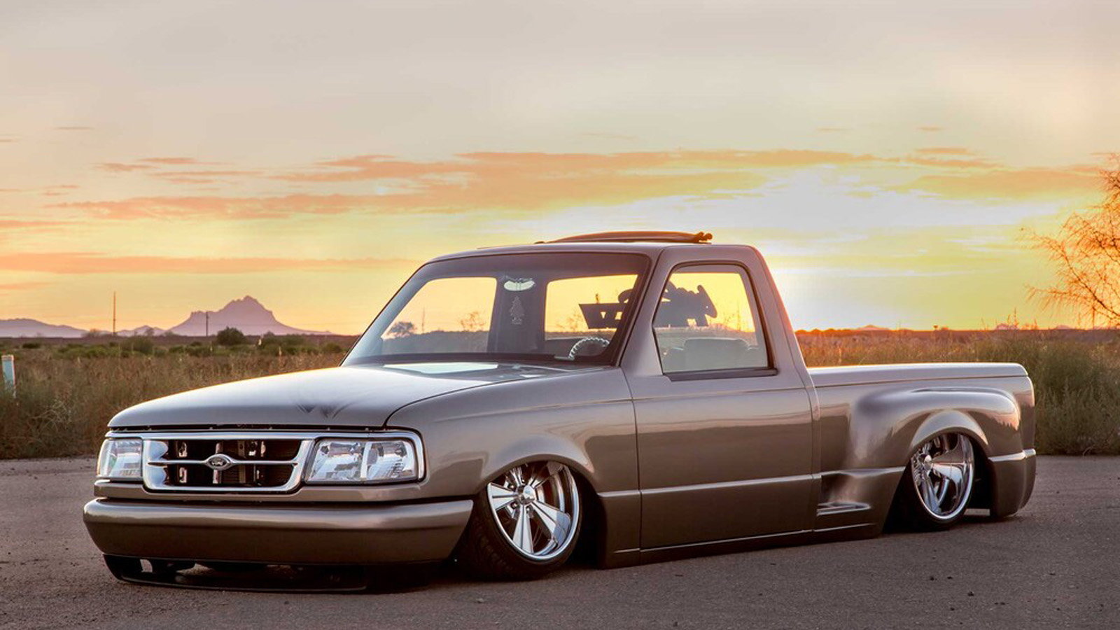 Pavement Scraping Ranger Mini Truck Has