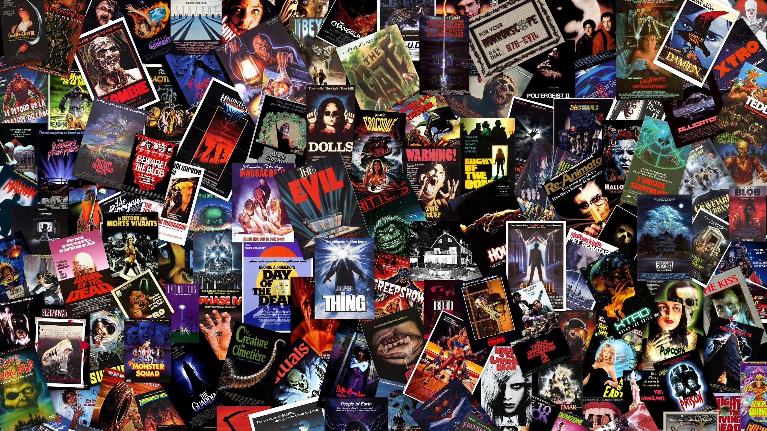Vintage Horror Movies [2560 x 1440]