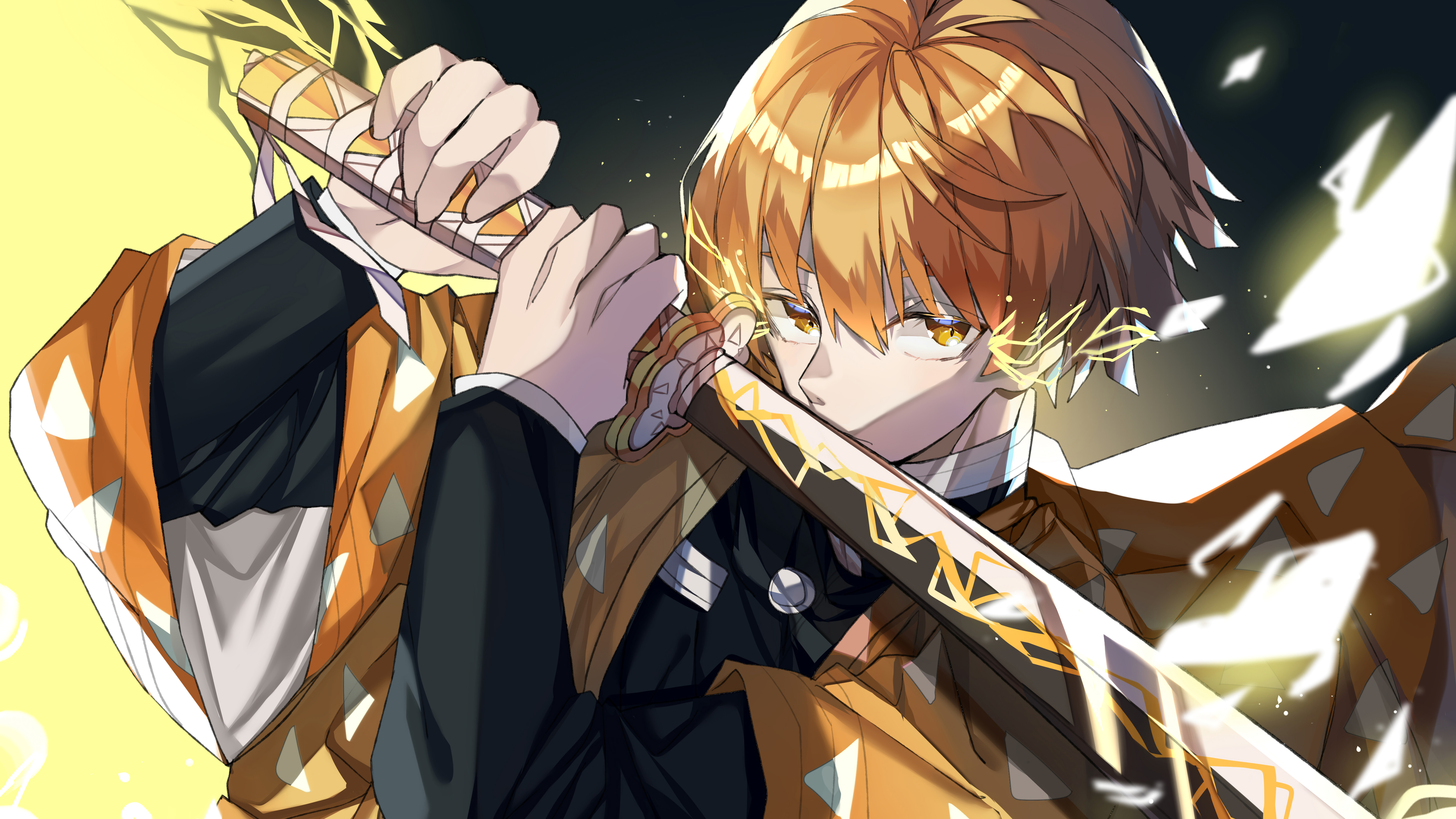 Download Zenitsu Agatsuma Anime Demon