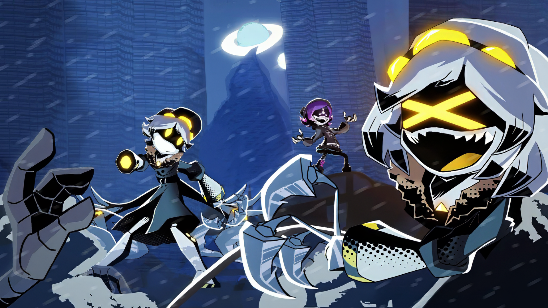 Murder Drones HD Wallpaper: Cyn & Uzi