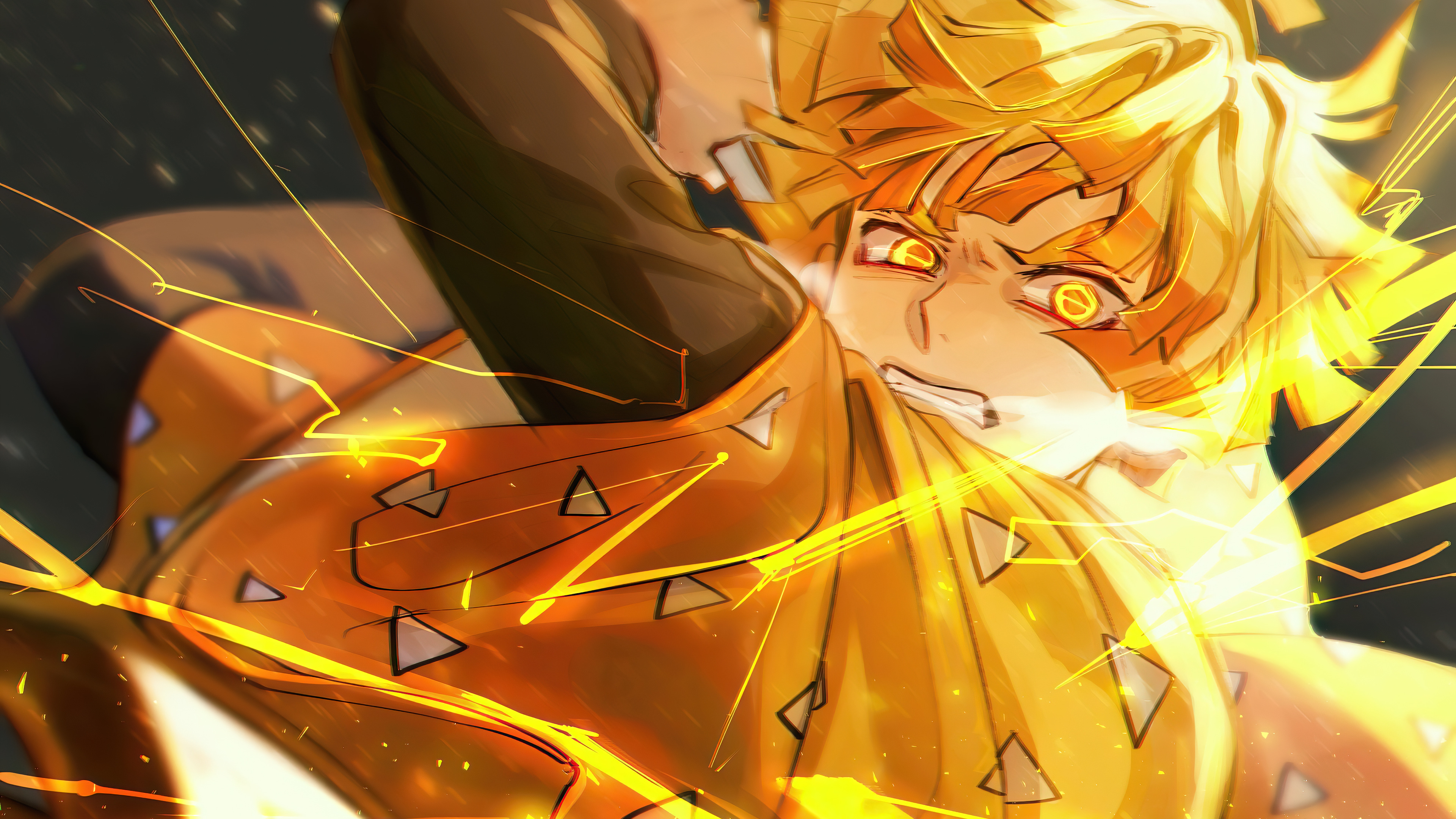 Zenitsu Agatsuma Kimetsu no Yaiba 4K