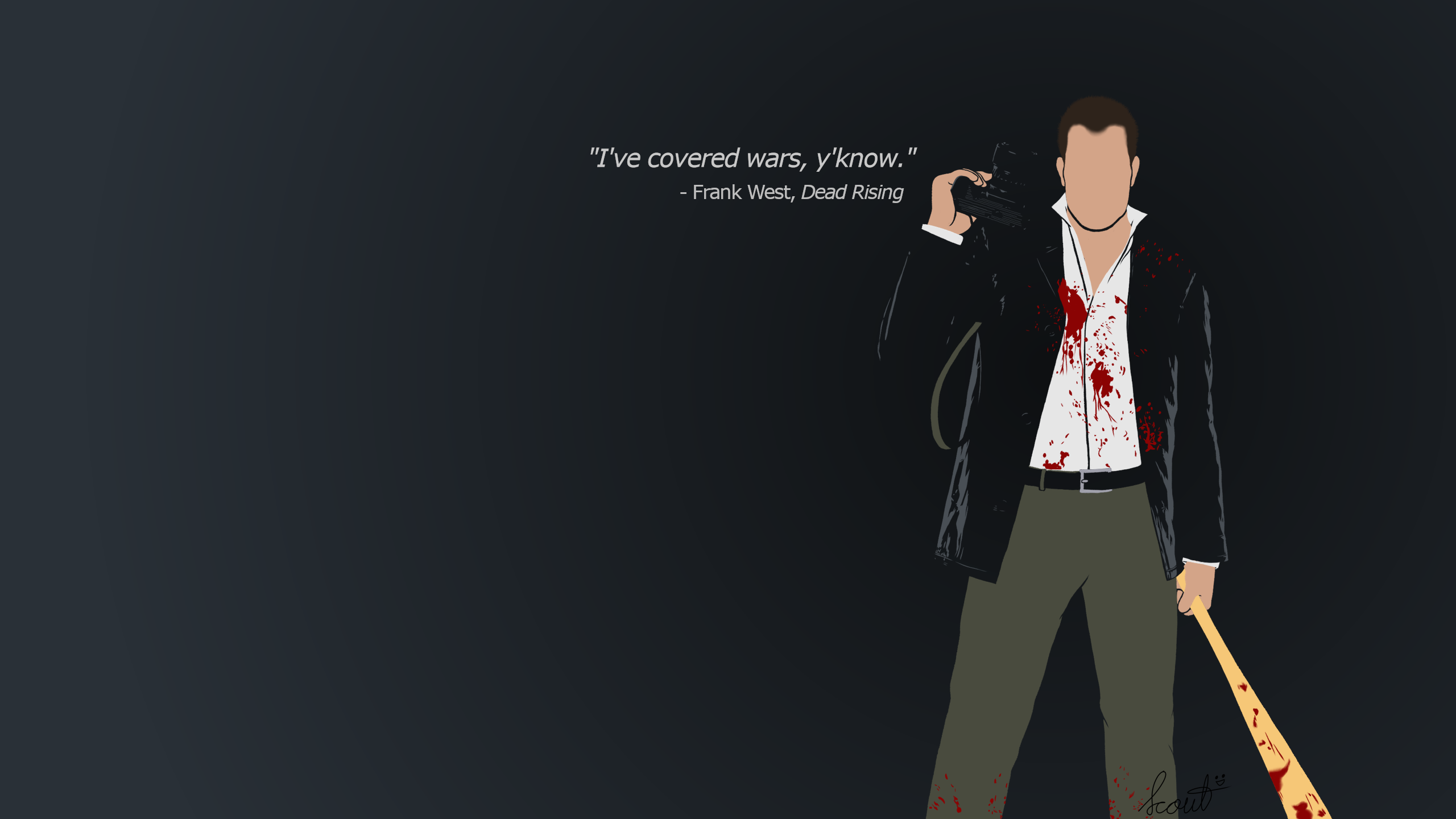 Dead Rising Minimalist Wallpaper Fanart
