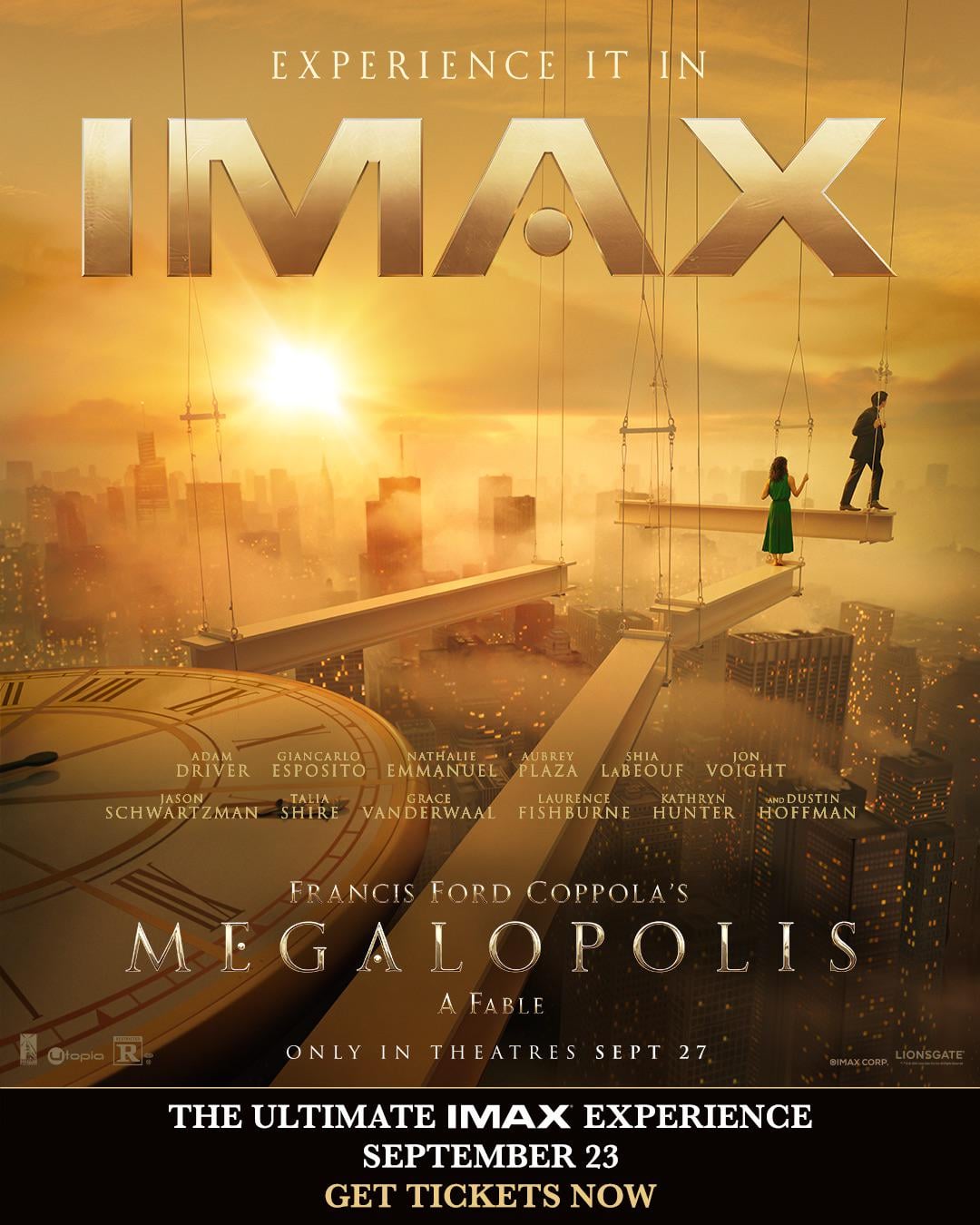 Official IMAX Poster for 'Megalopolis