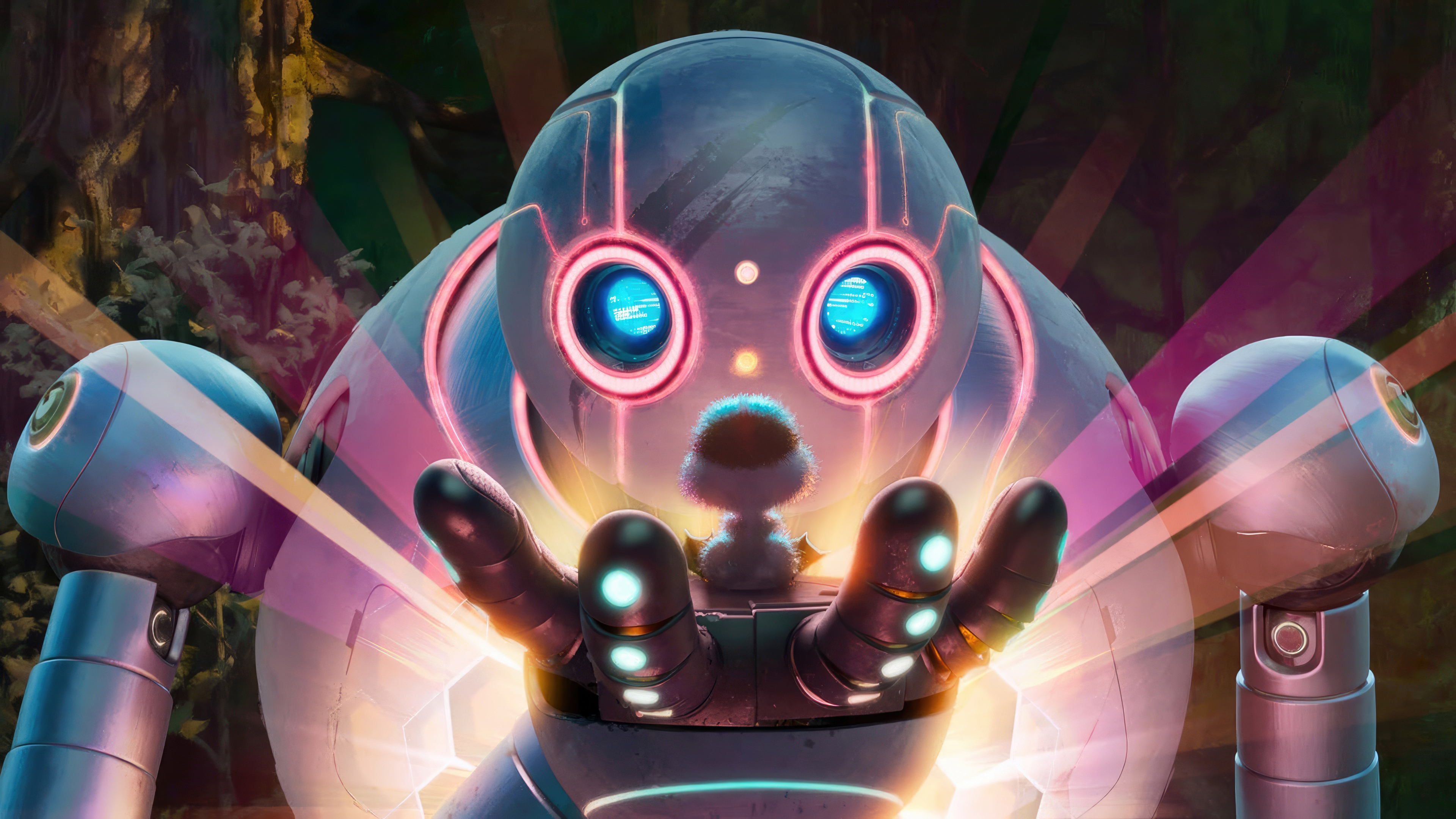 The Wild Robot Movie HD Desktop Wallpaper
