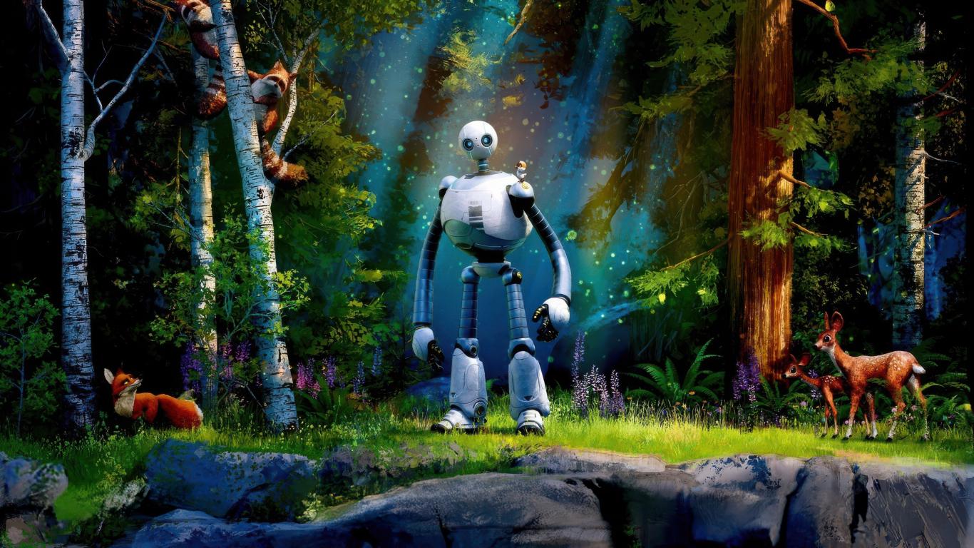 The Wild Robot Movie [1366x768], r