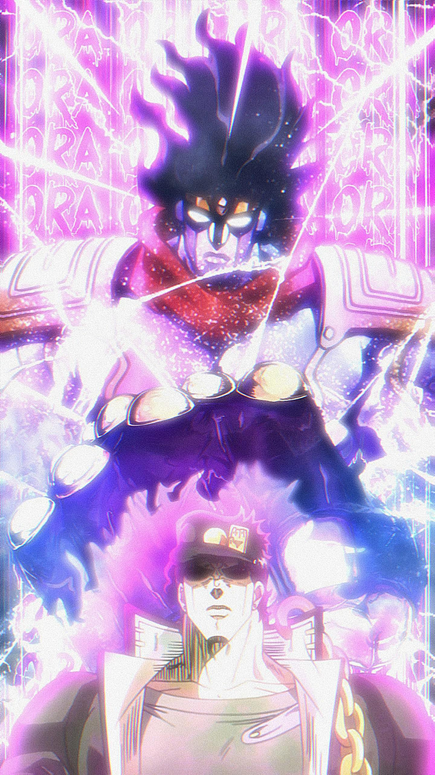 Jotaro and Star Platinum Wallpaper