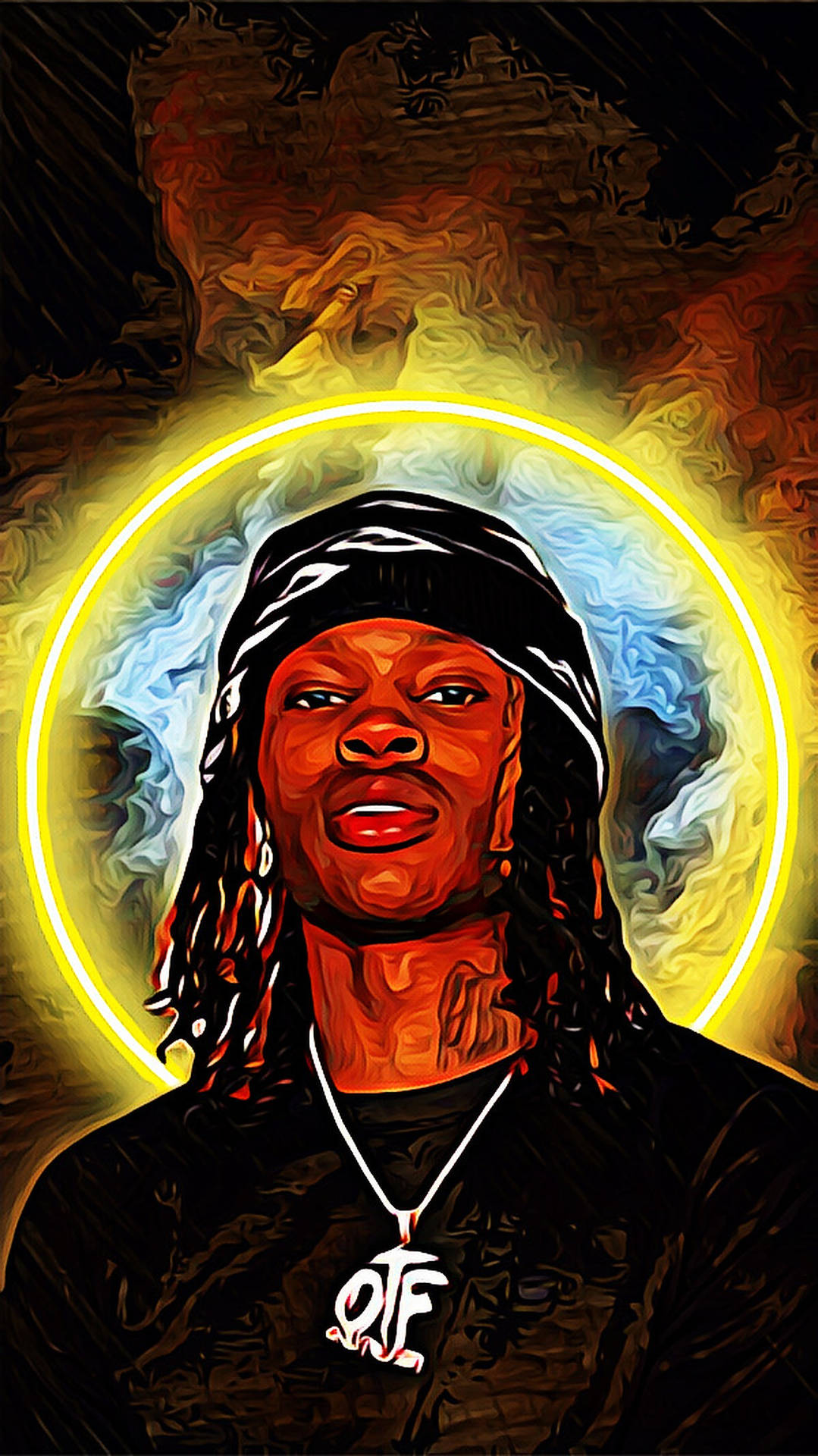 Download free King Von With Gold Halo