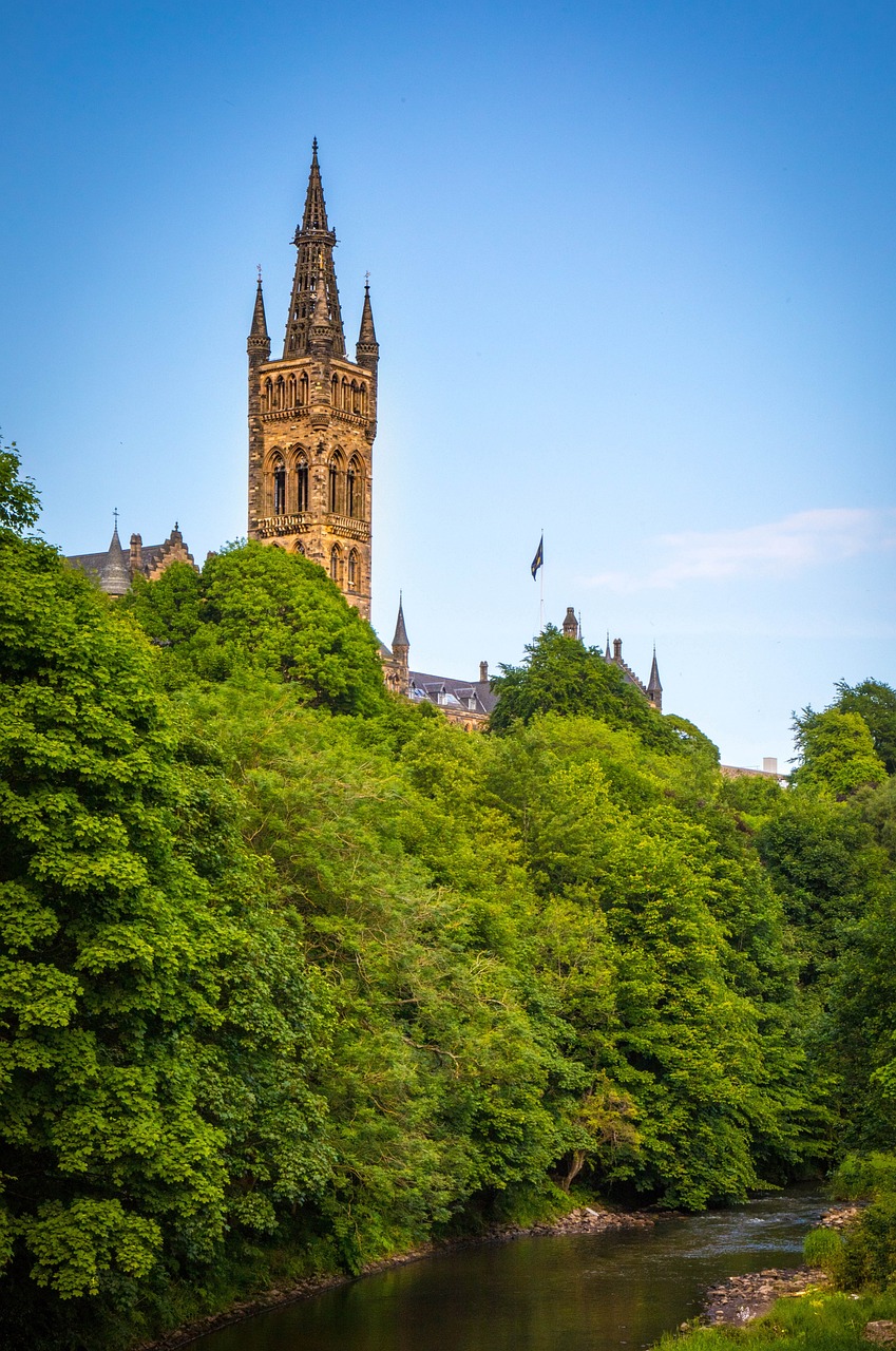 University Glasgow Blue Sky