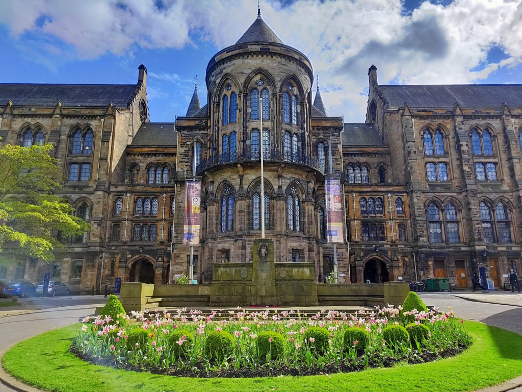 University of Glasgow. Scotland Off