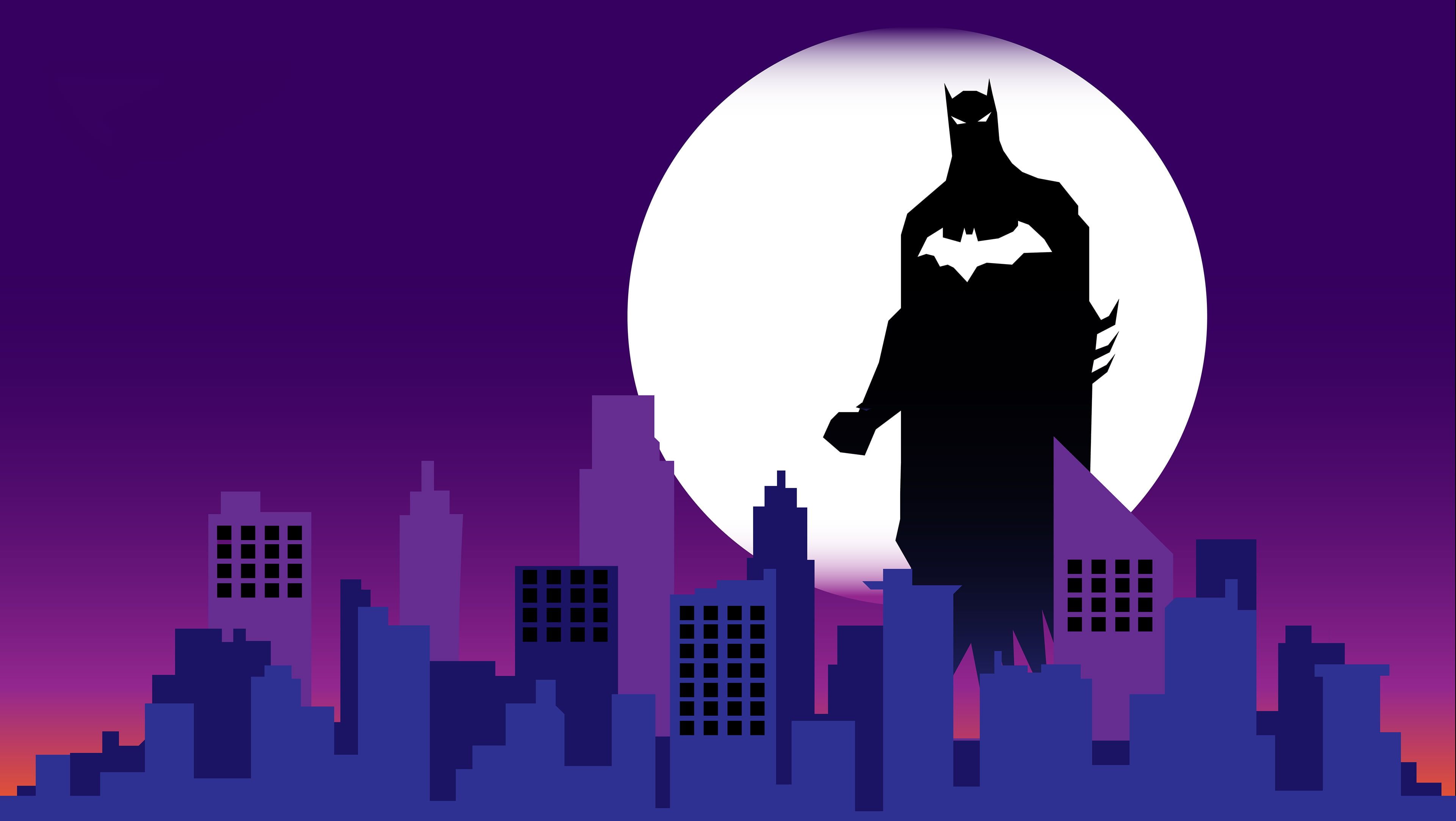 HD wallpaper: Batman, DC Comics, Minimalist