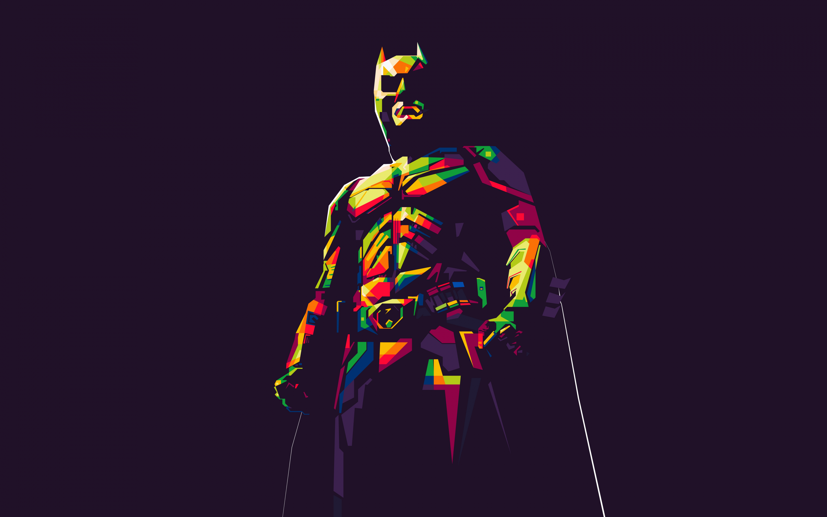 Batman Wallpaper 4K, Illustration, DC