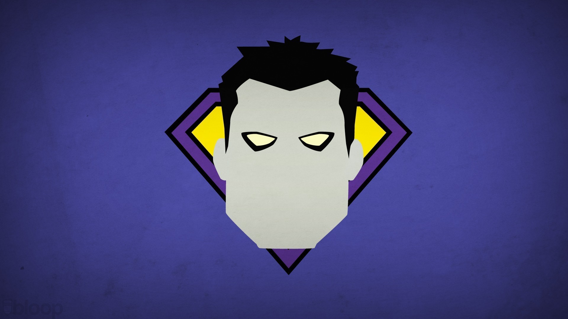 Wallpaper minimalism, DC Comics, blo0p