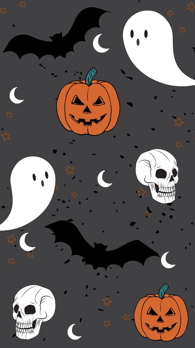 Trendy Halloween Phone Wallpaper