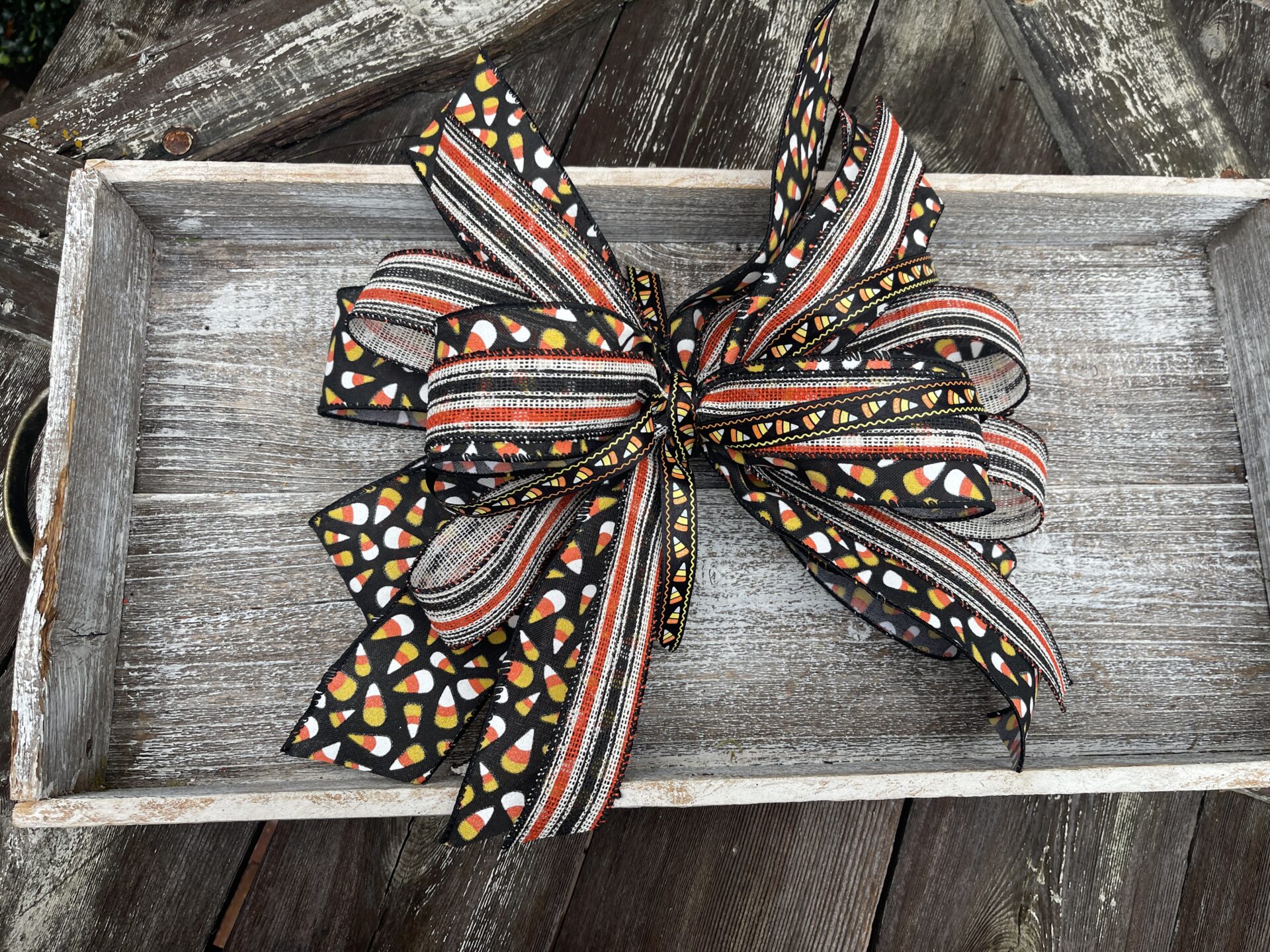 Stacked Halloween Bow DIY Supply List