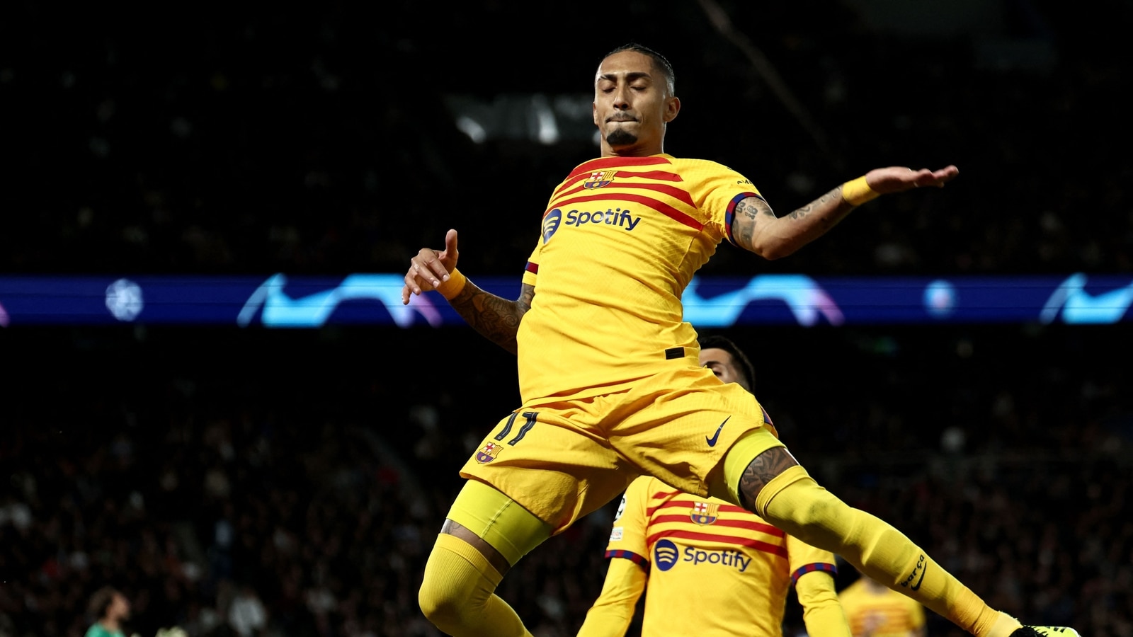 Raphinha shines in Mbappe's Paris