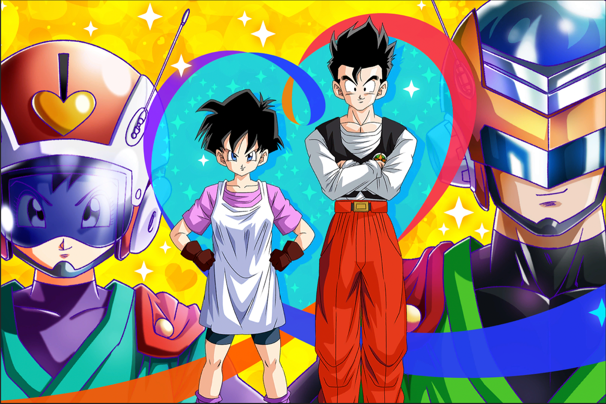 Dragon Ball Z Poster Videl Gohan Super
