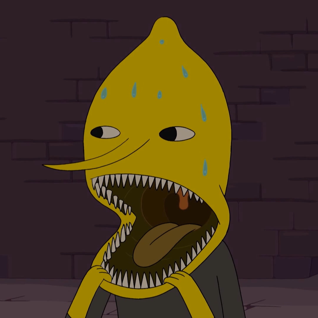 Adventure Time Lemongrab Big Mouth