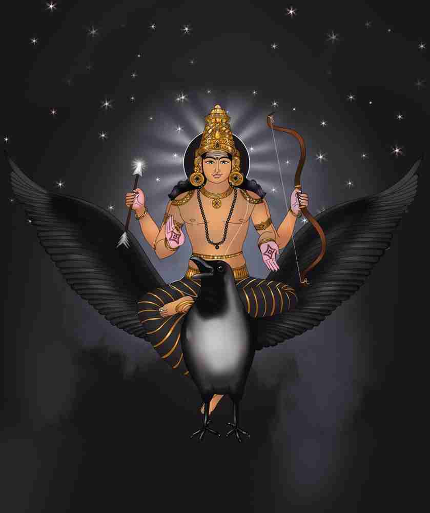Shani Dev Poster. God Poster for Room