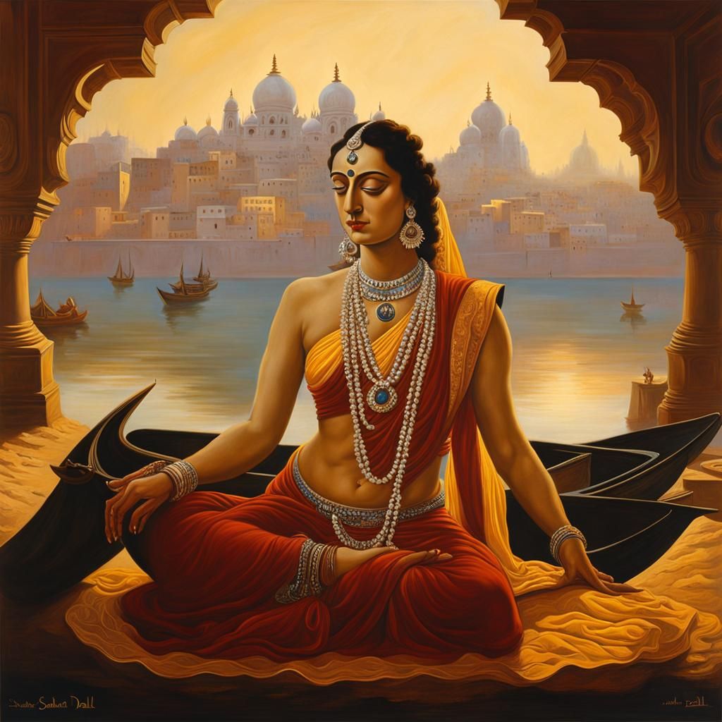 Sadhana by the banks of ma ganga