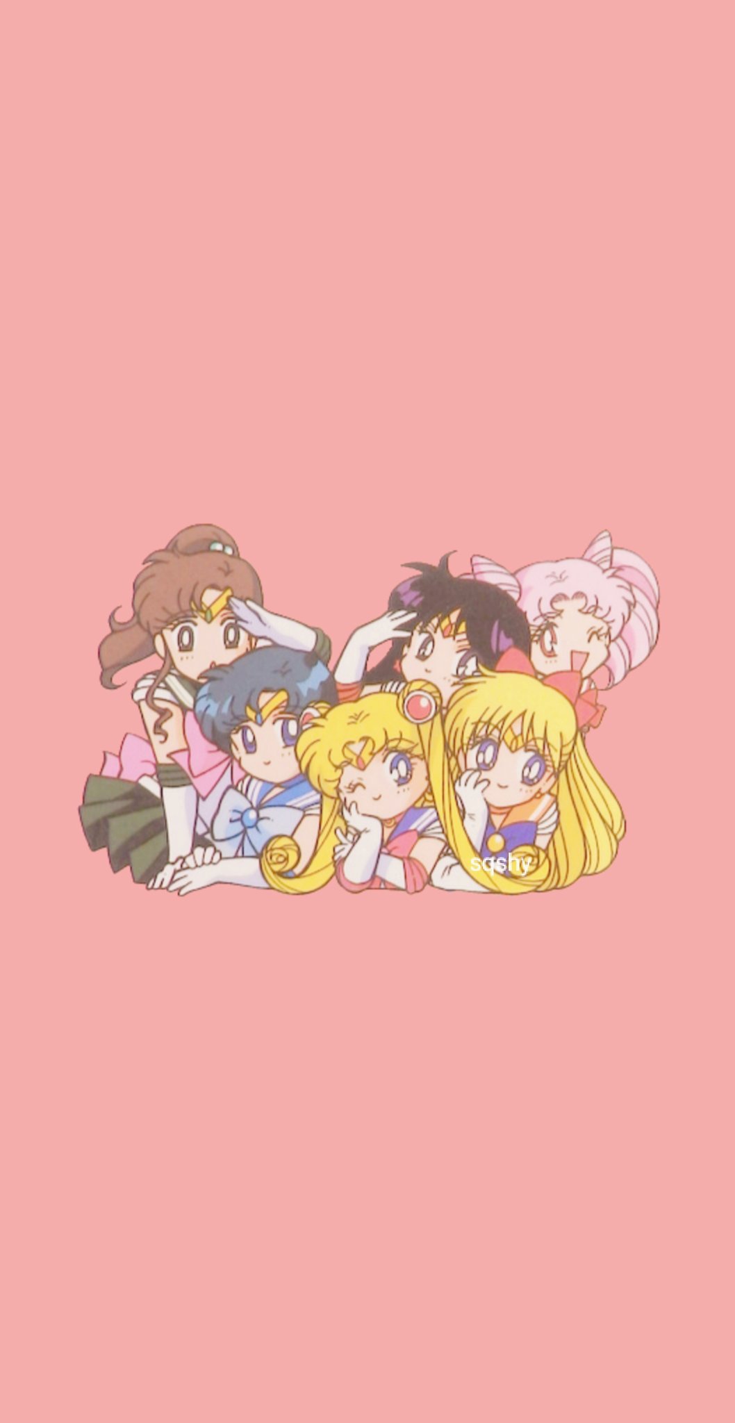 Sailor moon and friends wallpaper LOL