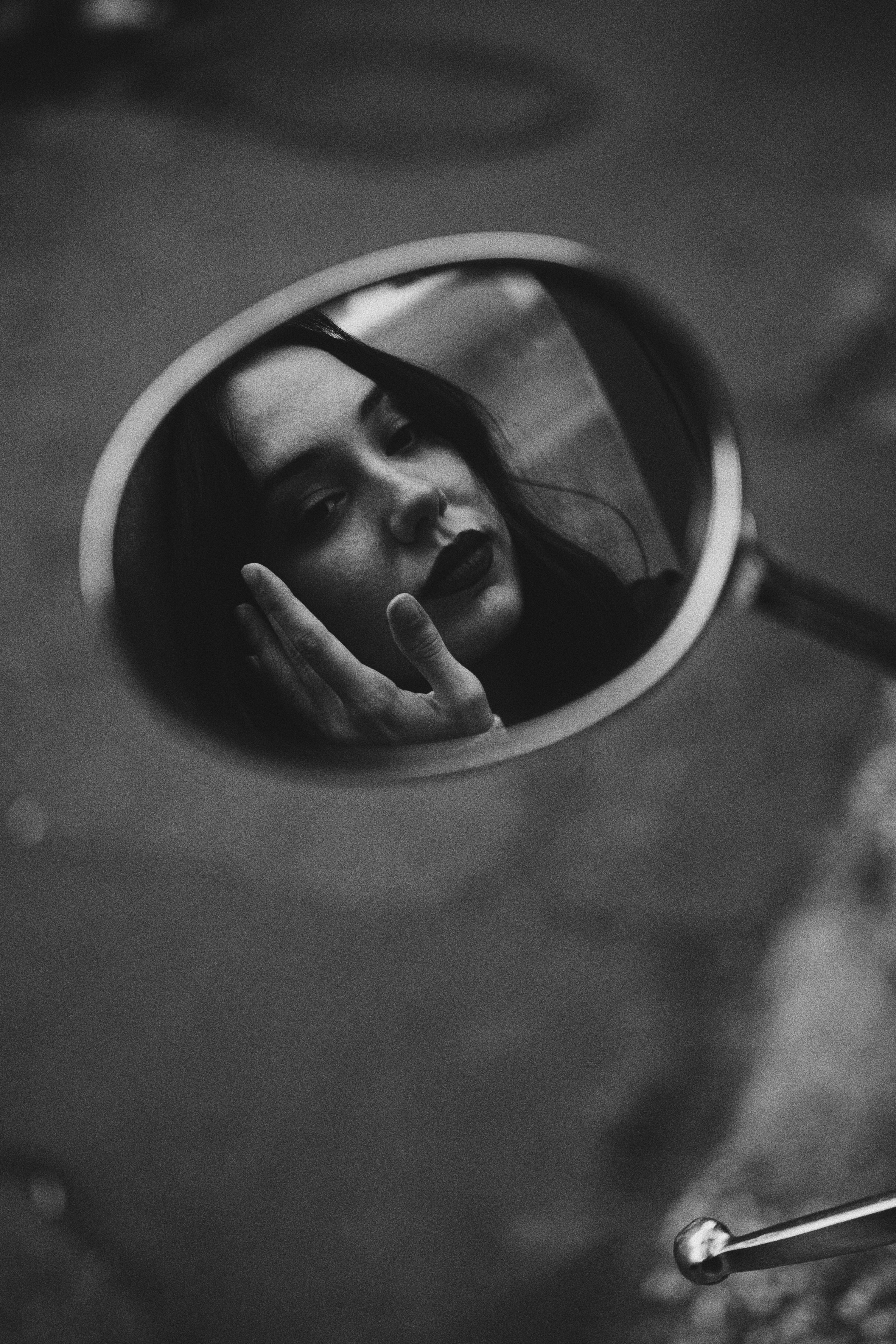 Hand Reflecting in Mirror · Free Stock