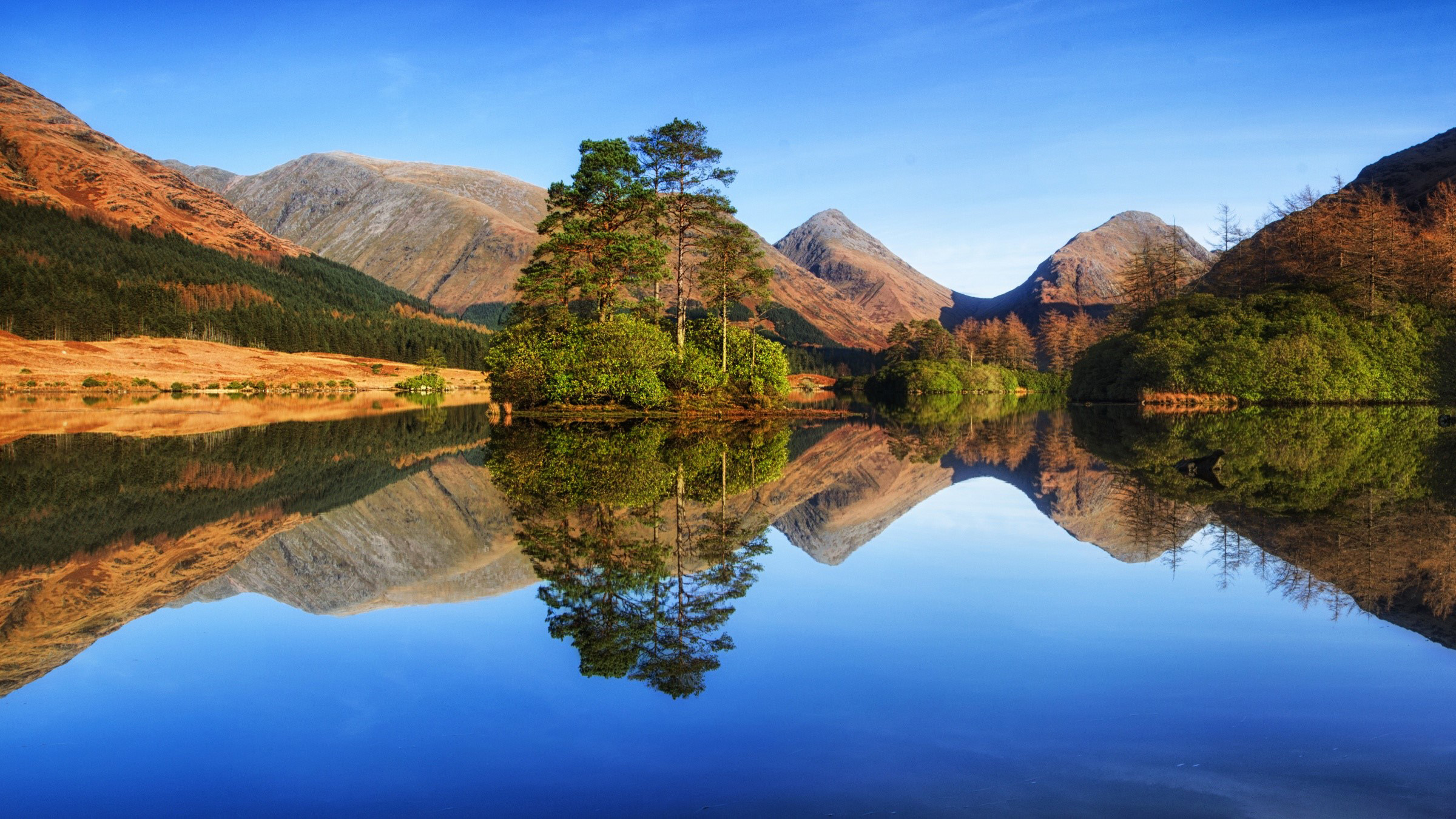Lake like a mirror Wallpaper