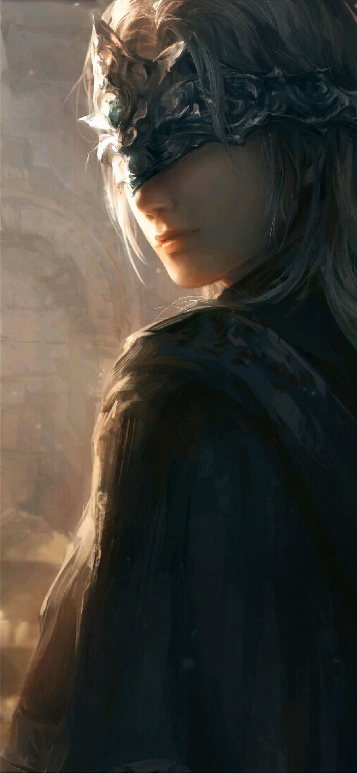 dark souls girl 4k iPhone X Wallpaper