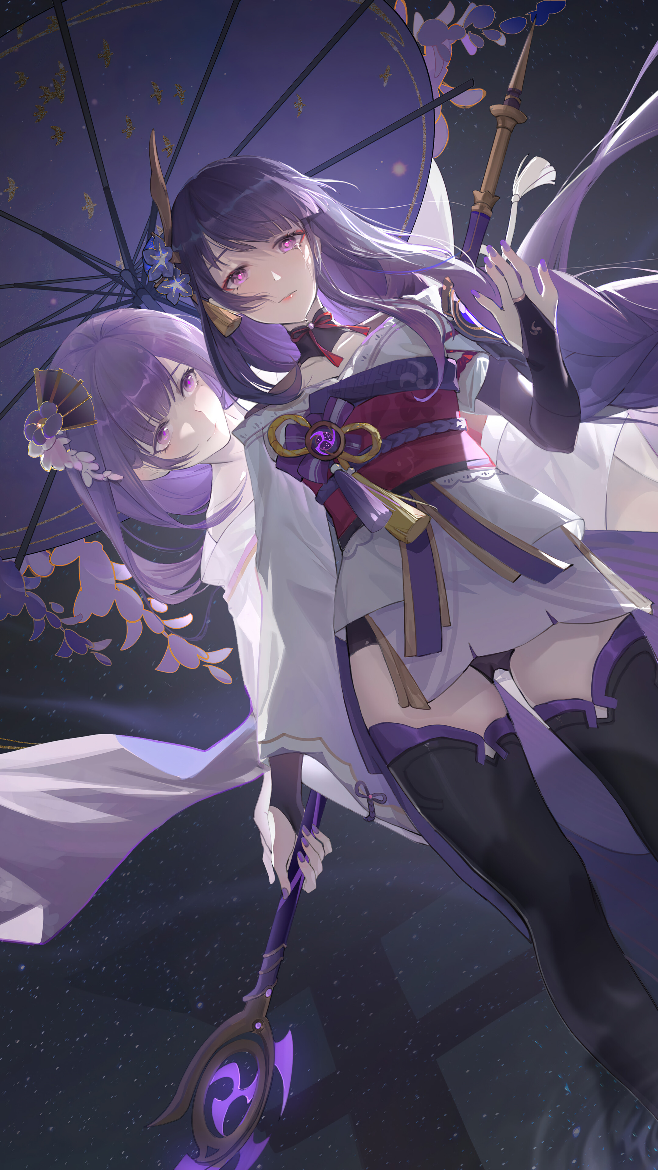 Raiden Shogun (Genshin Impact) 4K Phone