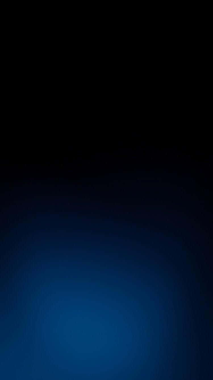 Download Pure Black Oled Blue Wallpaper