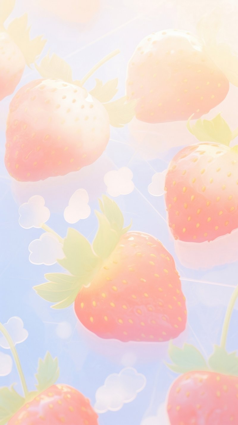 Strawberry iPhone Wallpaper Image