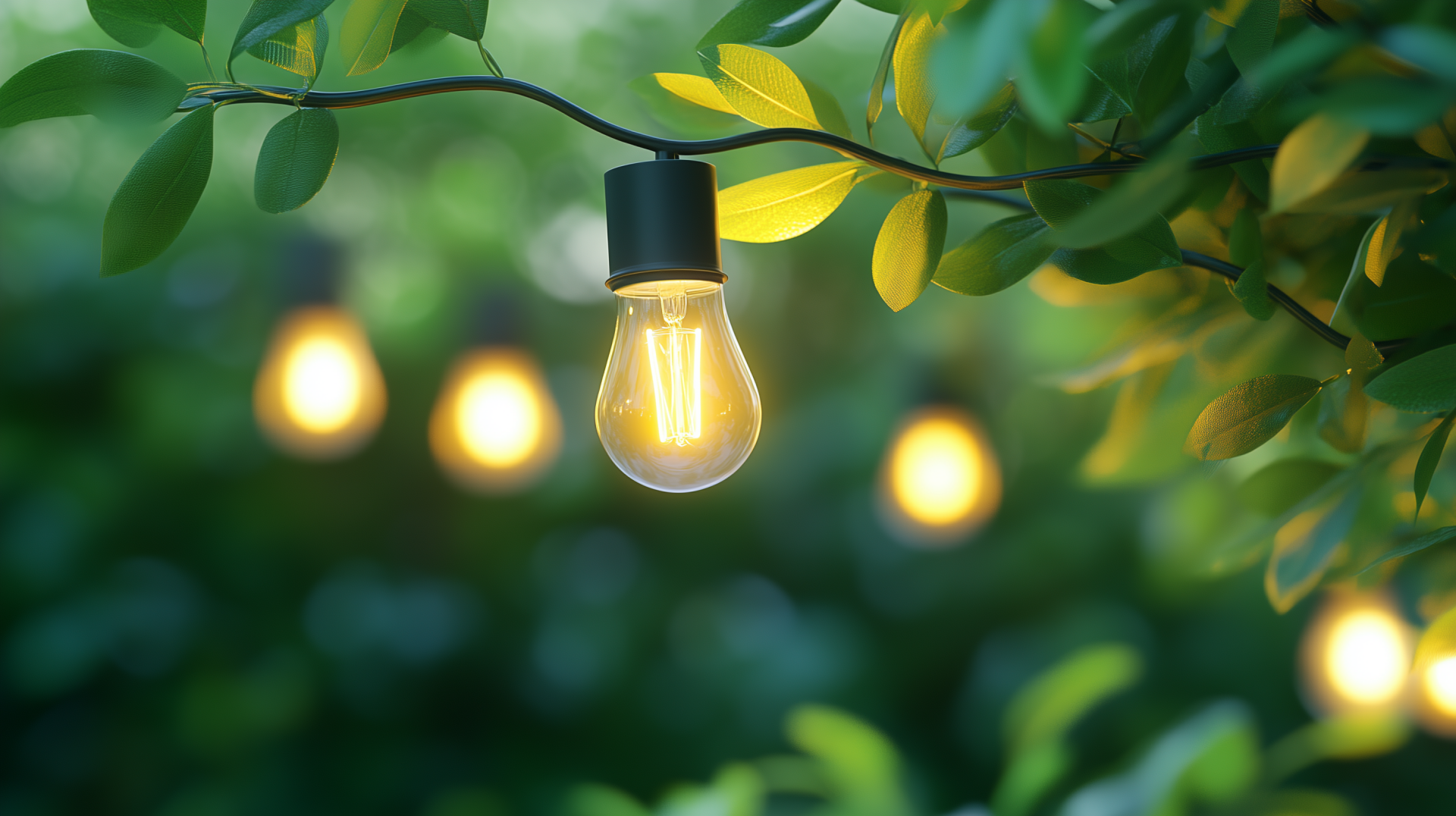Eco Friendly Light Bulb: Nature's Green