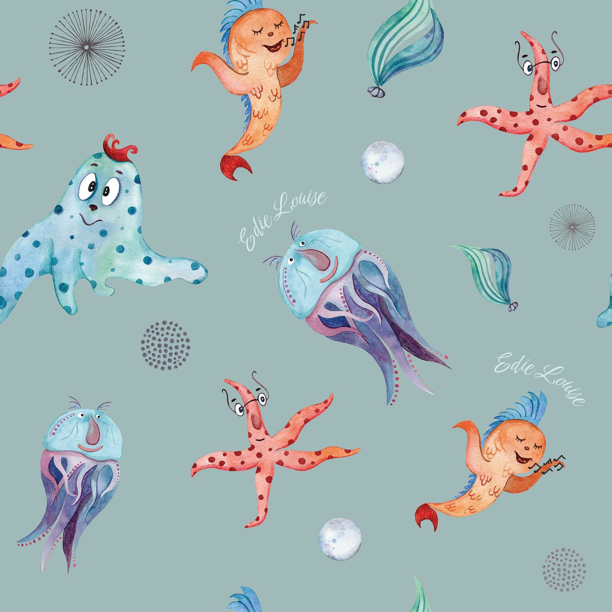 Baby Wallpaper. Sea Creatures