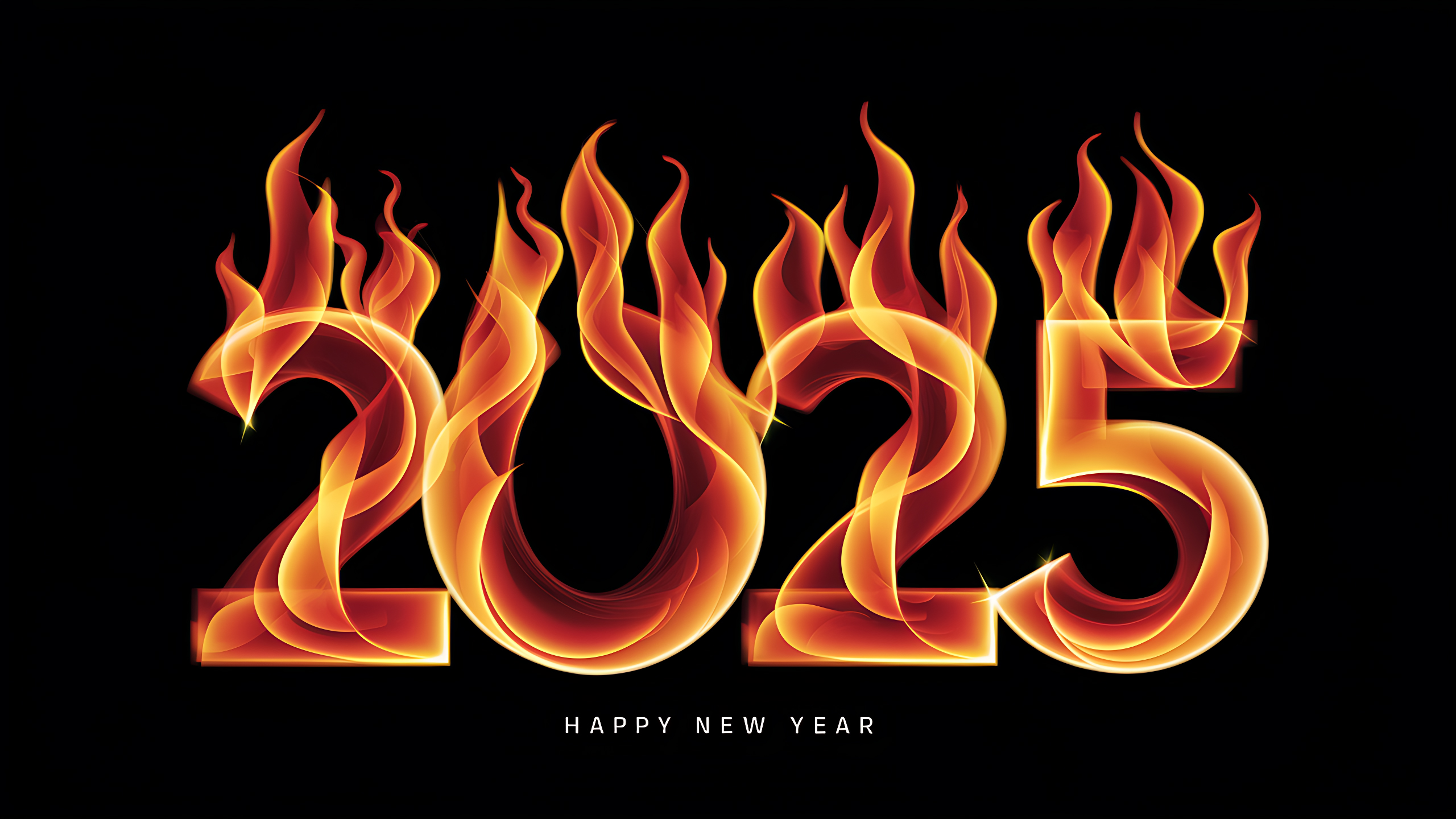 Modern 2025 New Year Background Festive