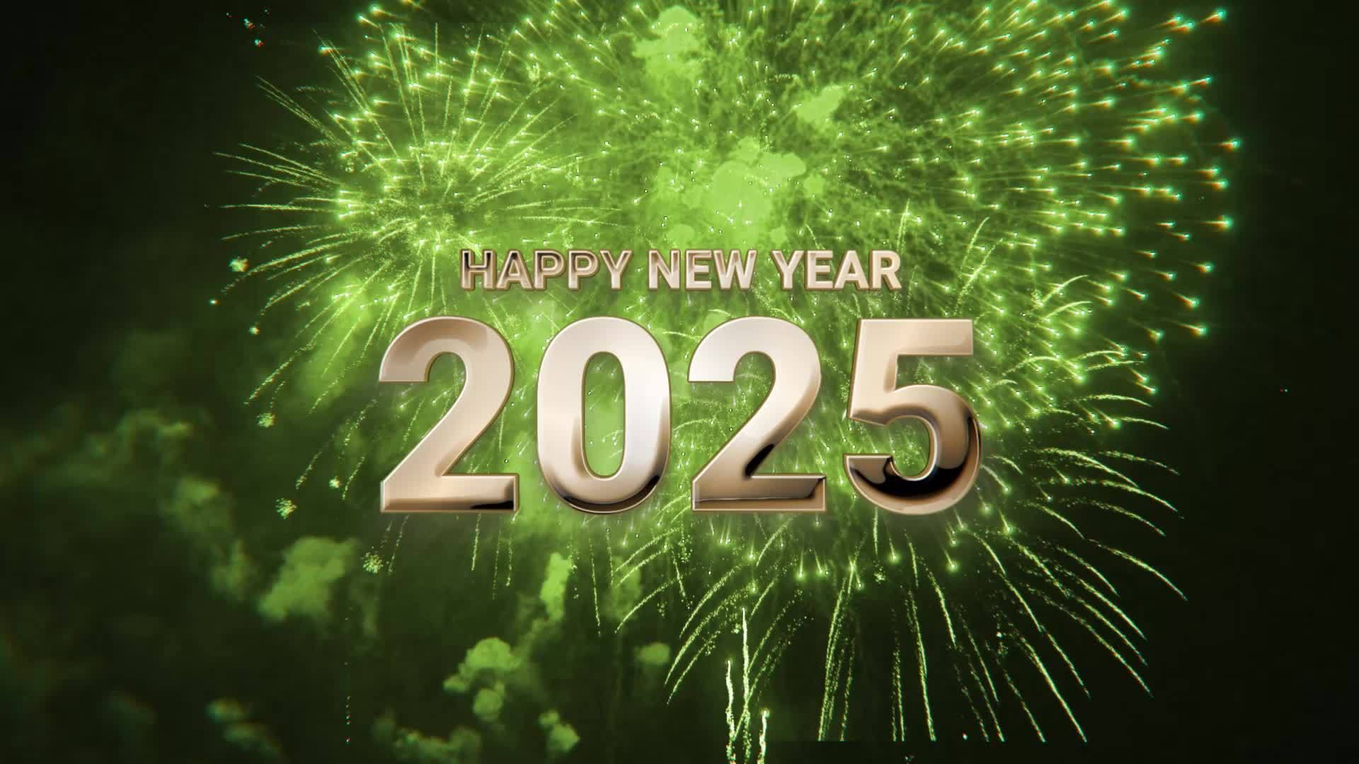 Happy new year animation 2025 V4 for free