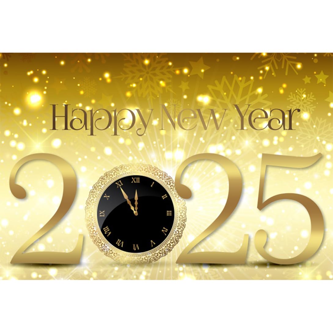 2025 Backdrop 8x6ft Black Gold
