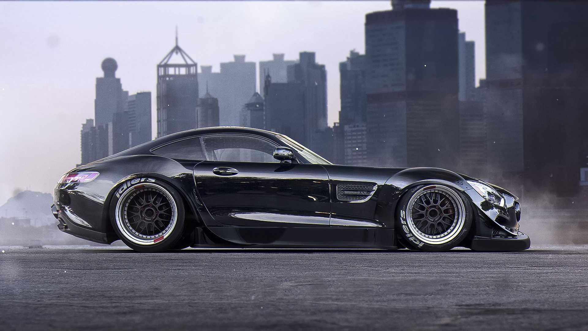 Download Black Car Car Mercedes Benz