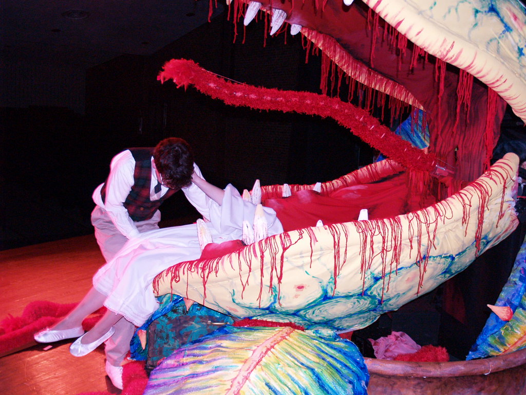 The plant eats Audrey in A Little Shop