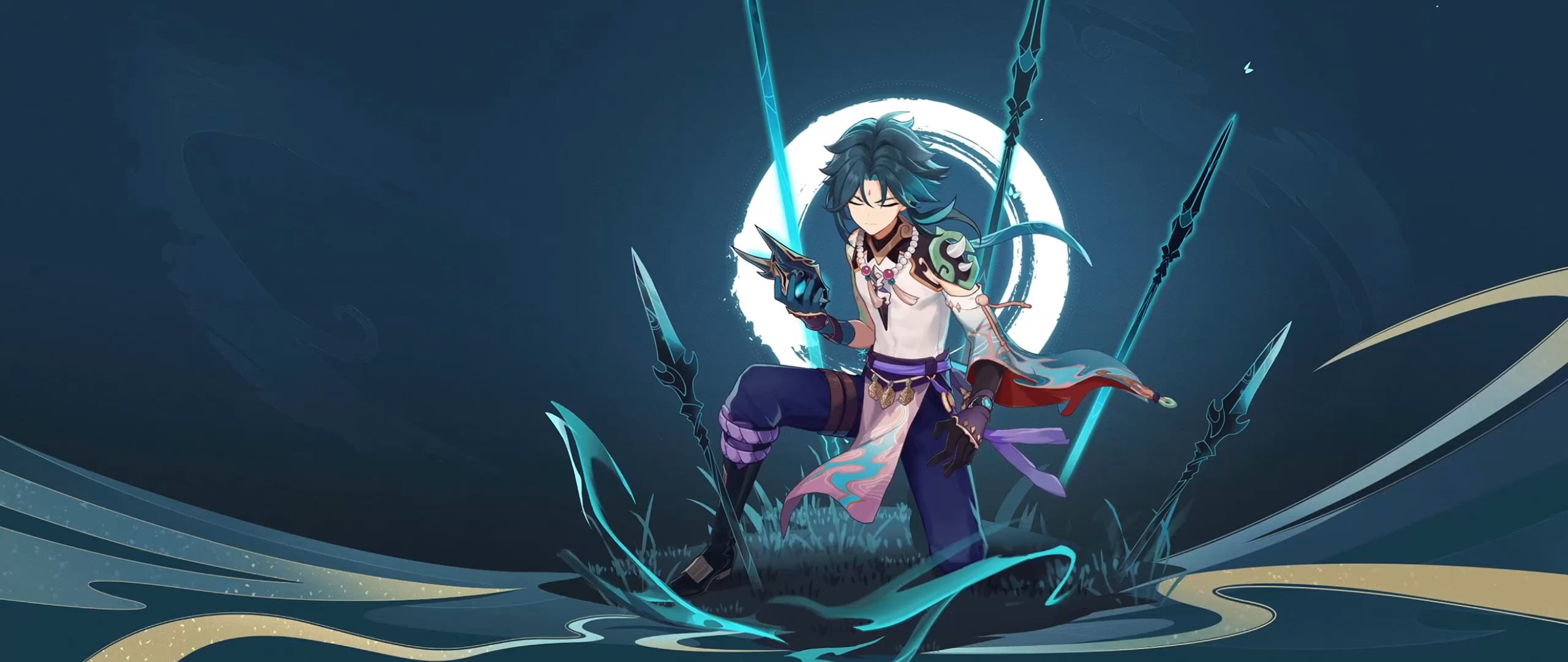 Made a Xiao live wallpaper