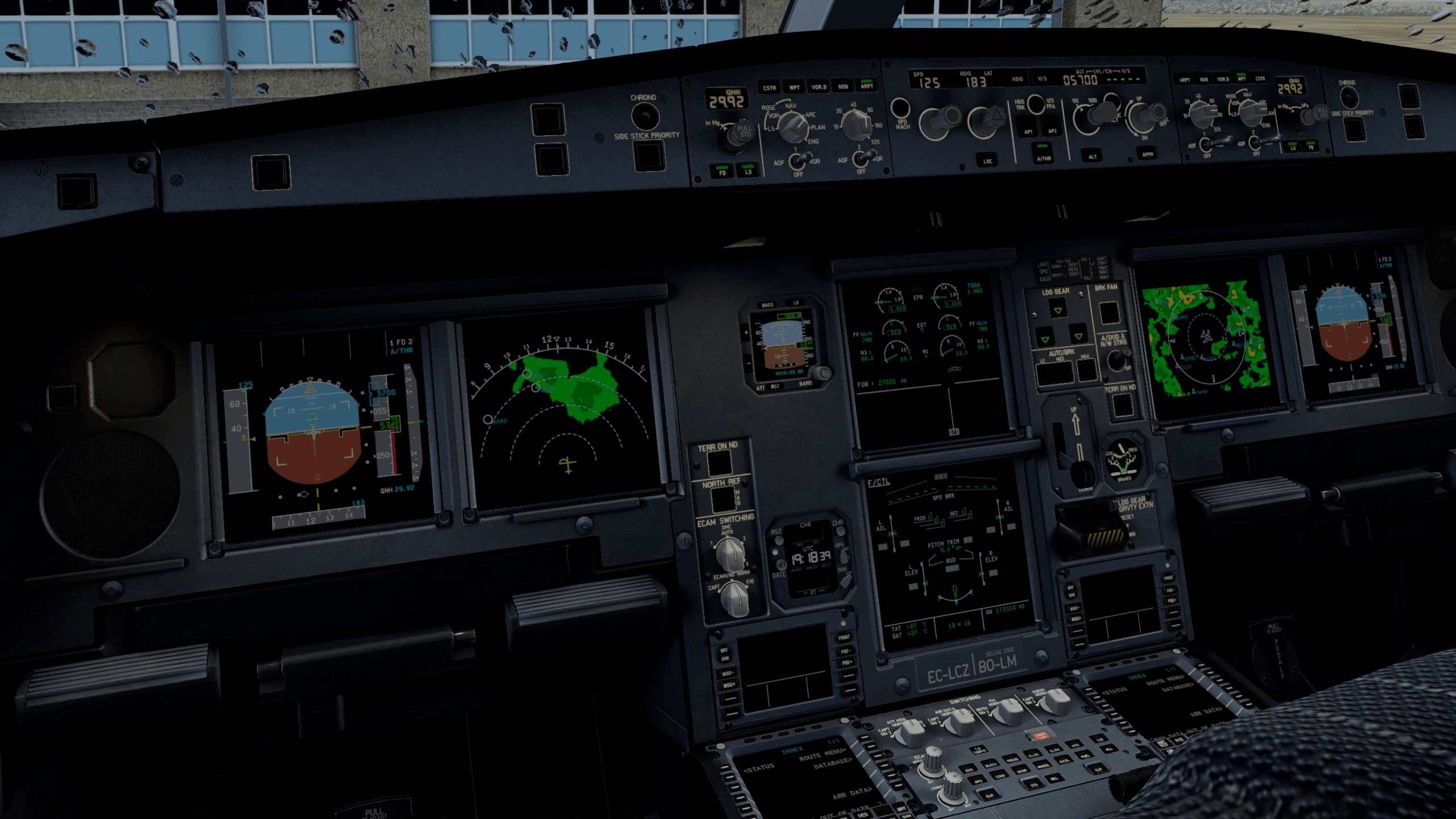 Laminar Research Preview Cockpit of new