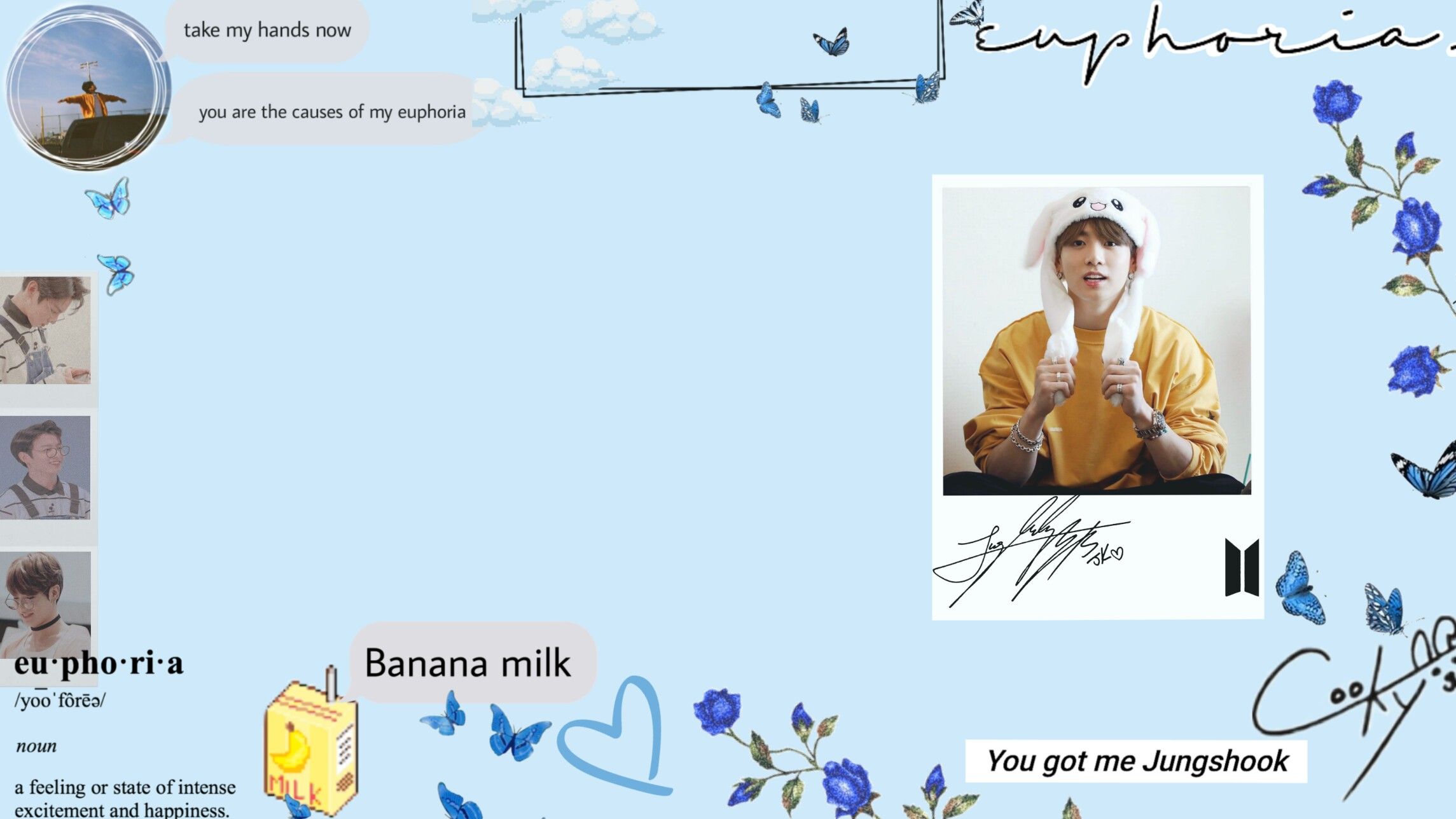 Jeon Jungkook. BTS. Laptop wallpaper