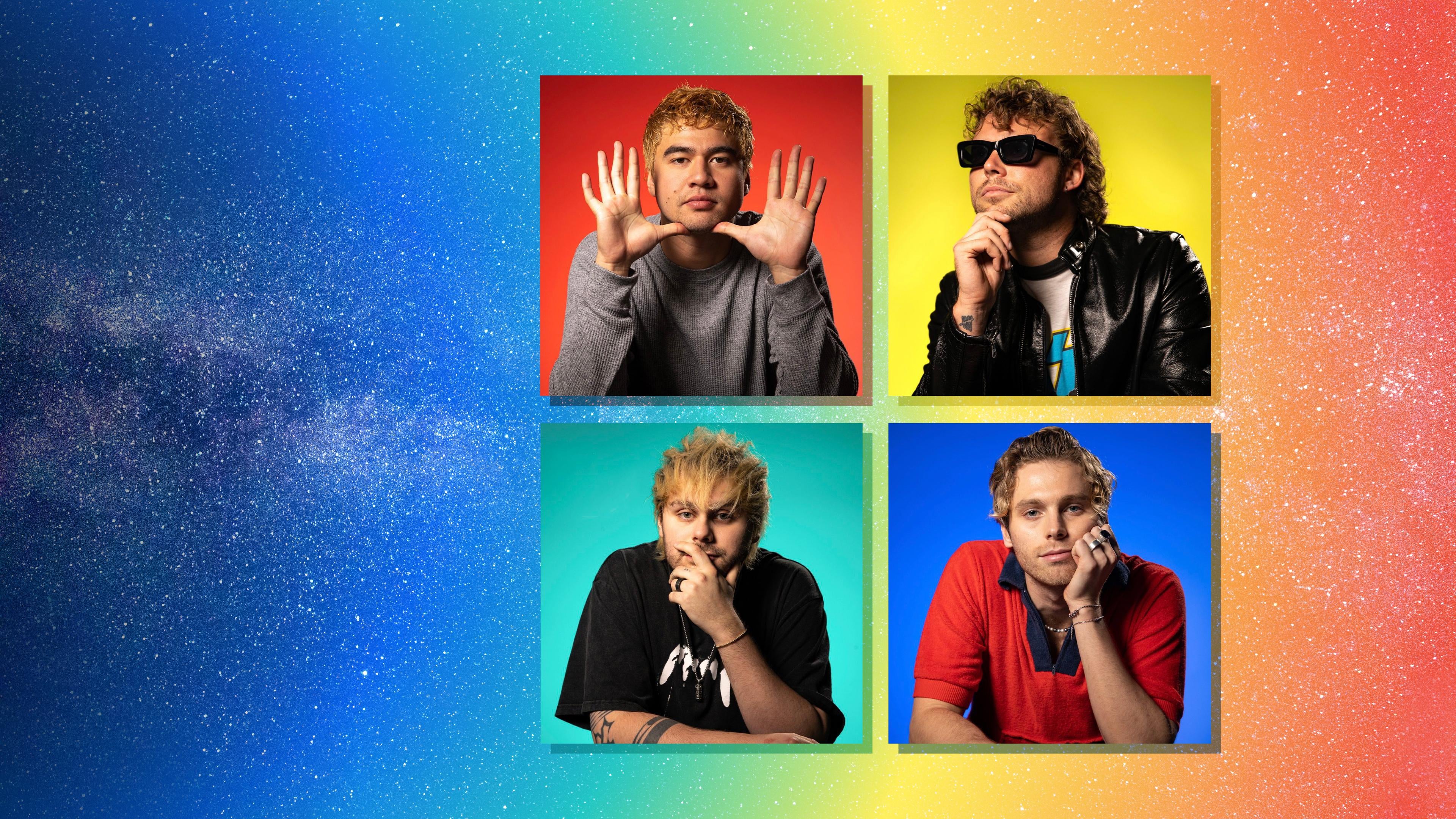 I just made a 5SOS desktop wallpaper