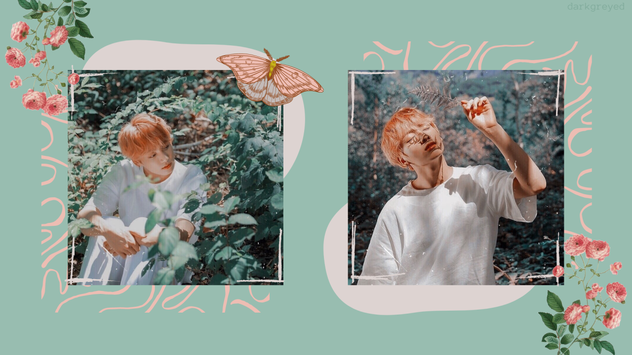 aesthetic jungkook desktop wallpaper