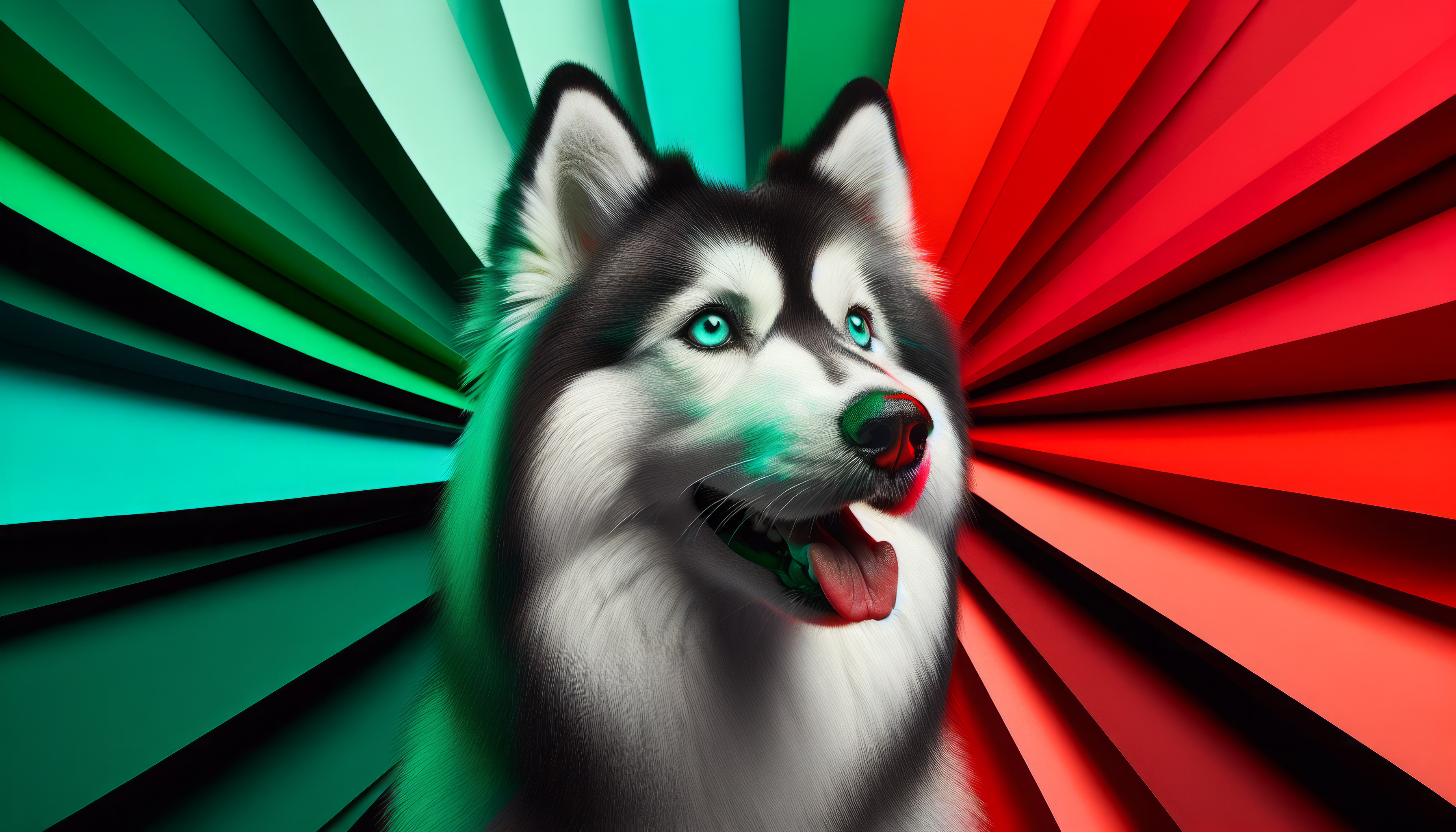 Husky Brilliance HD Desktop Wallpaper