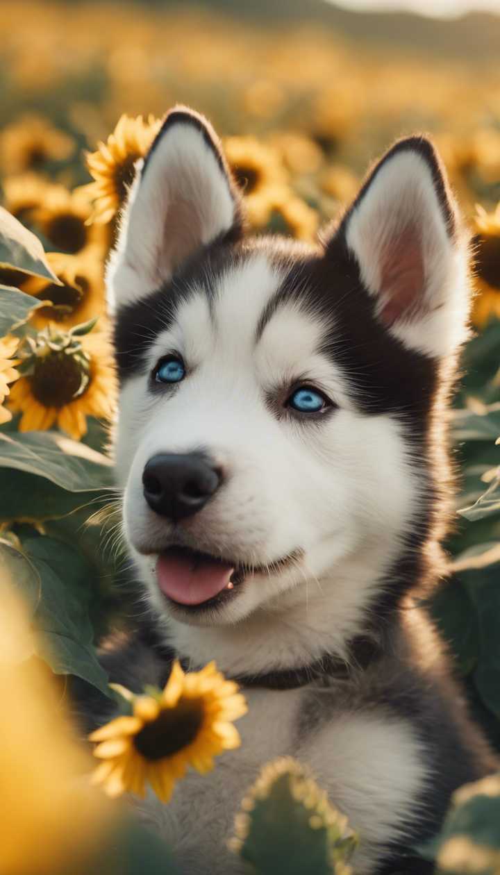 adorable Siberian Husky puppy