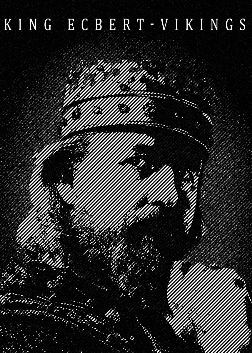 King Ecbert' Poster, picture, metal