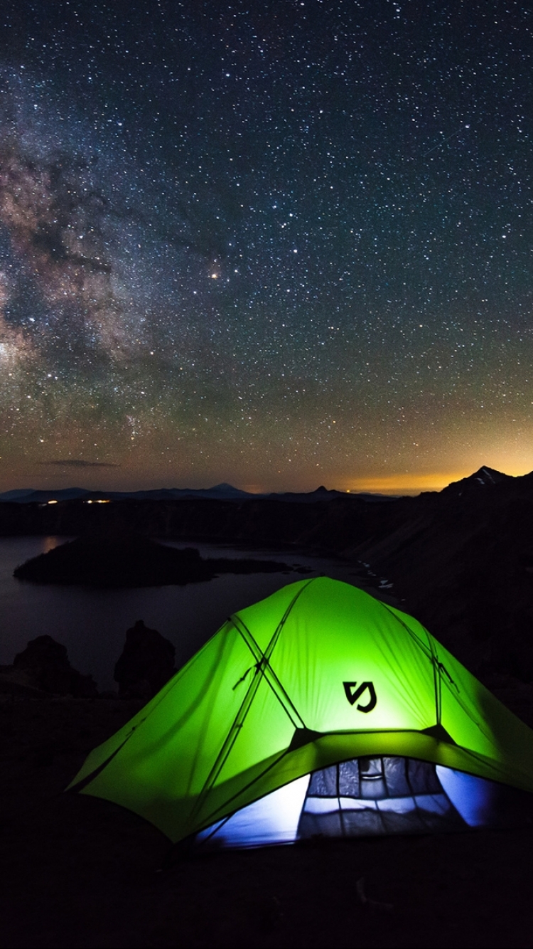 Camping Phone Wallpaper