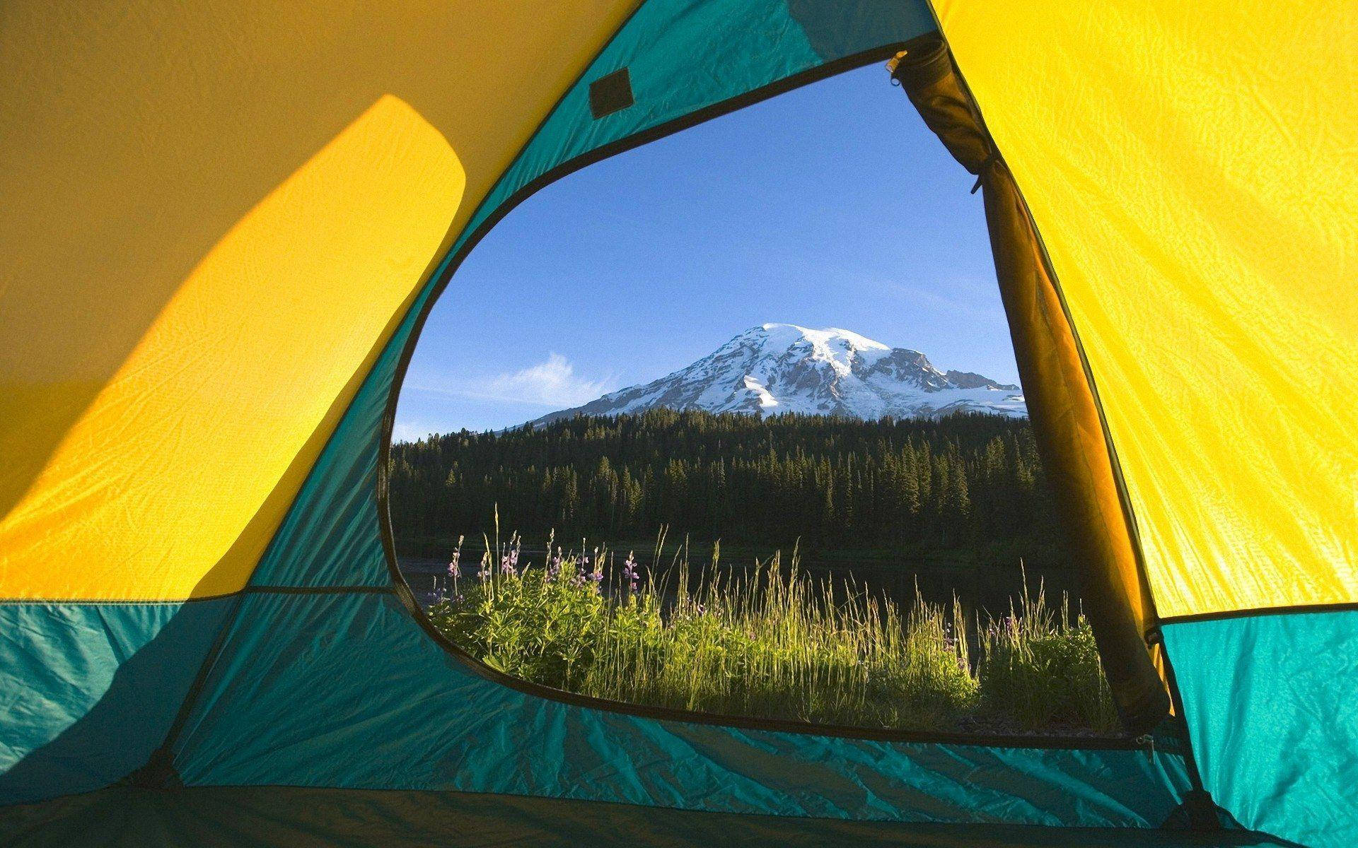 Download Camping Tent Wallpaper