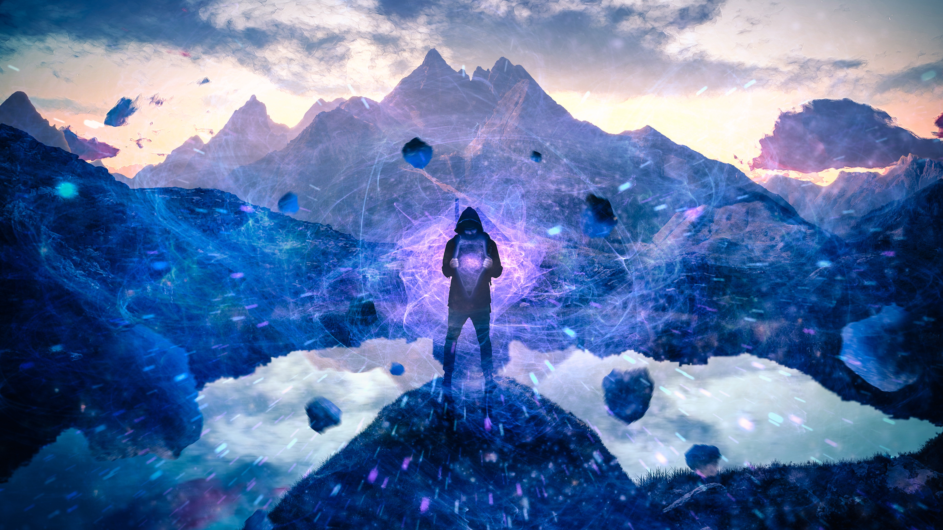 Power Alone Digital Art Wallpaper 4K HD